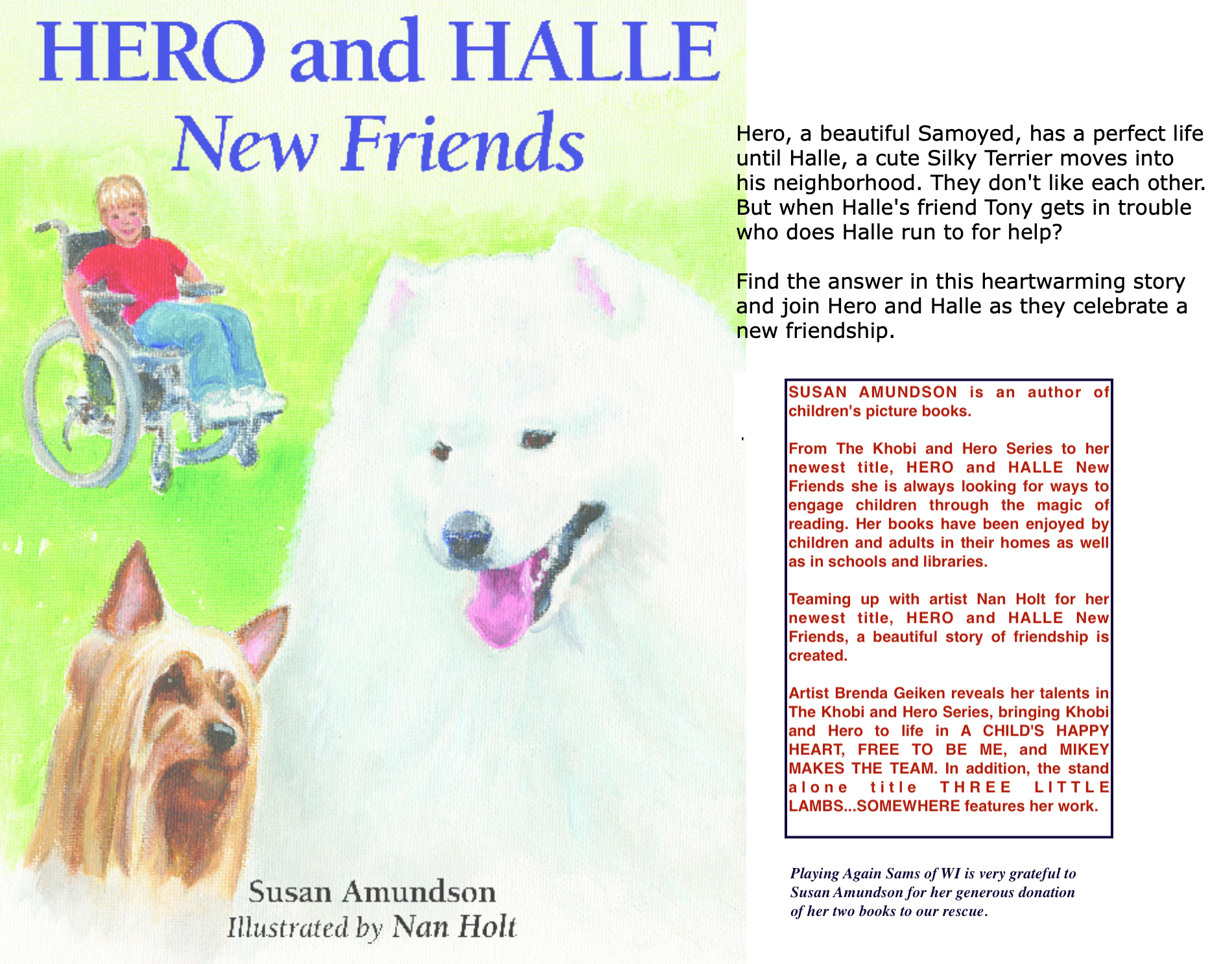 Hero and Hallie: New Friends