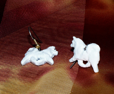 Samoyed earrings